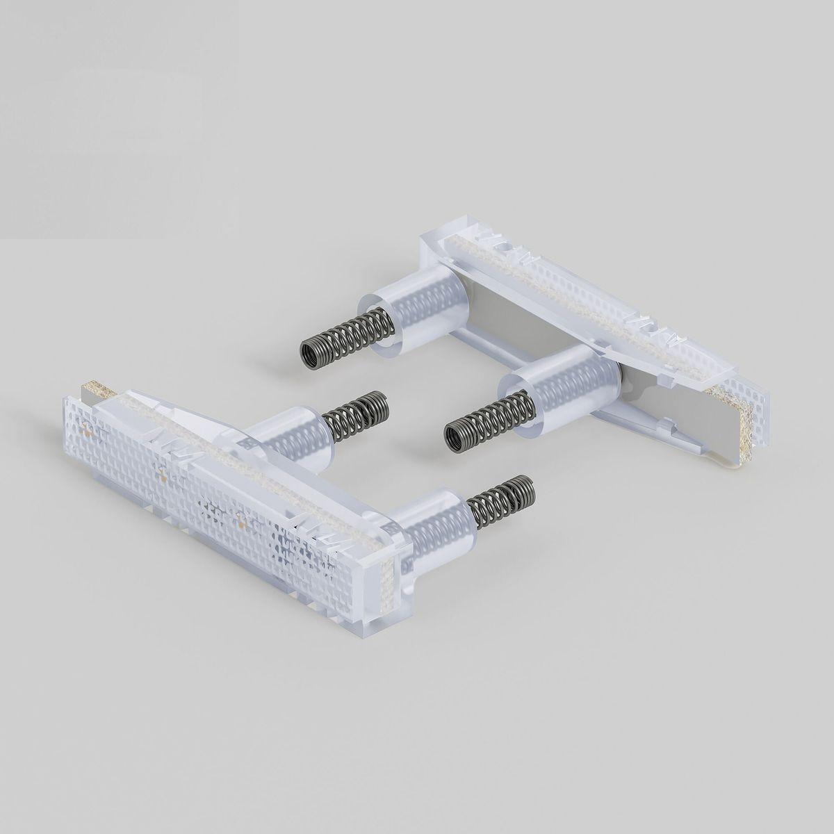 Блок LED подсветки для выключателя Werkel 2 шт. голубой W8010102 4690389213519