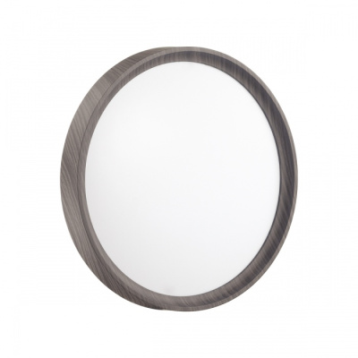 7627/DL PALE SN 019 Светильник пластик/белый/венге под дерево LED 48Вт c ДУ 3000-6000К D400 IP43 пул