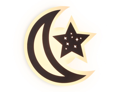 FW114 Настенный светодиодный светильник FW114 SCF кофе песок LED 3000K 22W 250*250*40