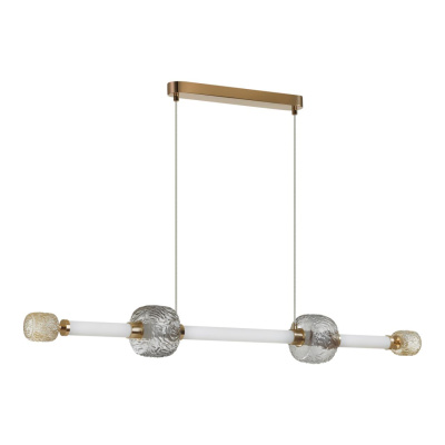 5426/40L L-VISION ODL_EX24 23 золотой/белый/дымчатый/коньячный/металл/стекло/акрил Подвес LED 40W 30