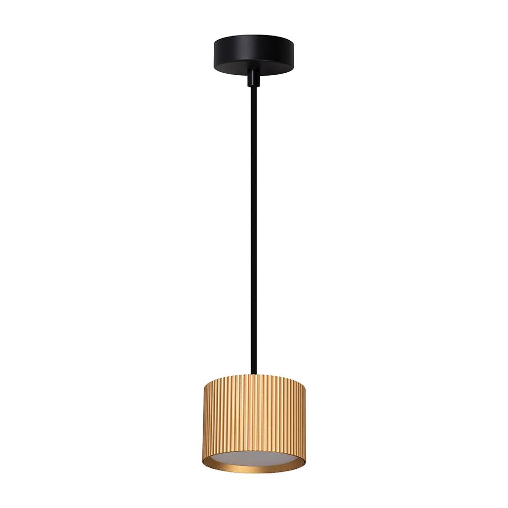 Светильник потолочный Feron Barrel HL4588 ARIA  levitation 12W, 230V, GX53, золото + черный, на подвесе 1,7 м