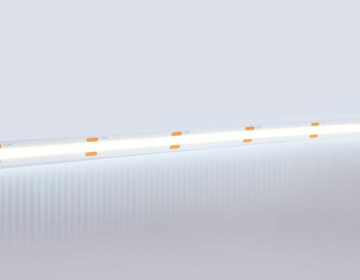 Светодиодная лента Ambrella Light GS4753 COB 528Led/14W m/ 24V IP20 6500K/ 5m*10mm*2mm (2 конт.) GS4753