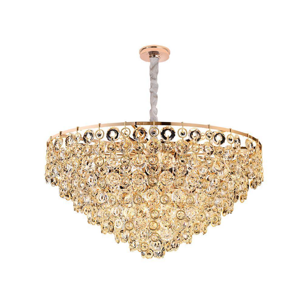 Подвесная люстра Newport Konstantia 5265+16/C gold М0070029