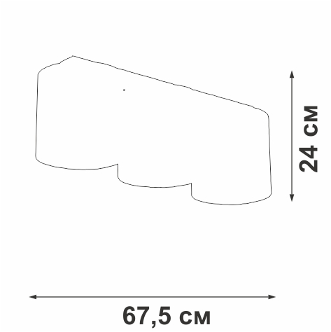 Потолочная люстра Vitaluce V2882-1/3PL