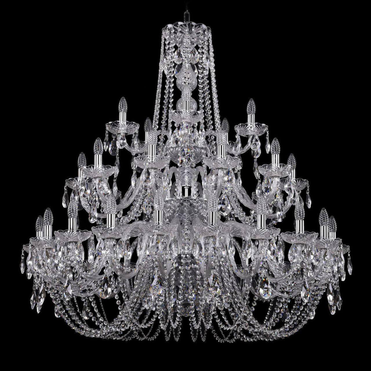 Подвесная люстра Bohemia Ivele 1402/20+10+5/400/3d Ni