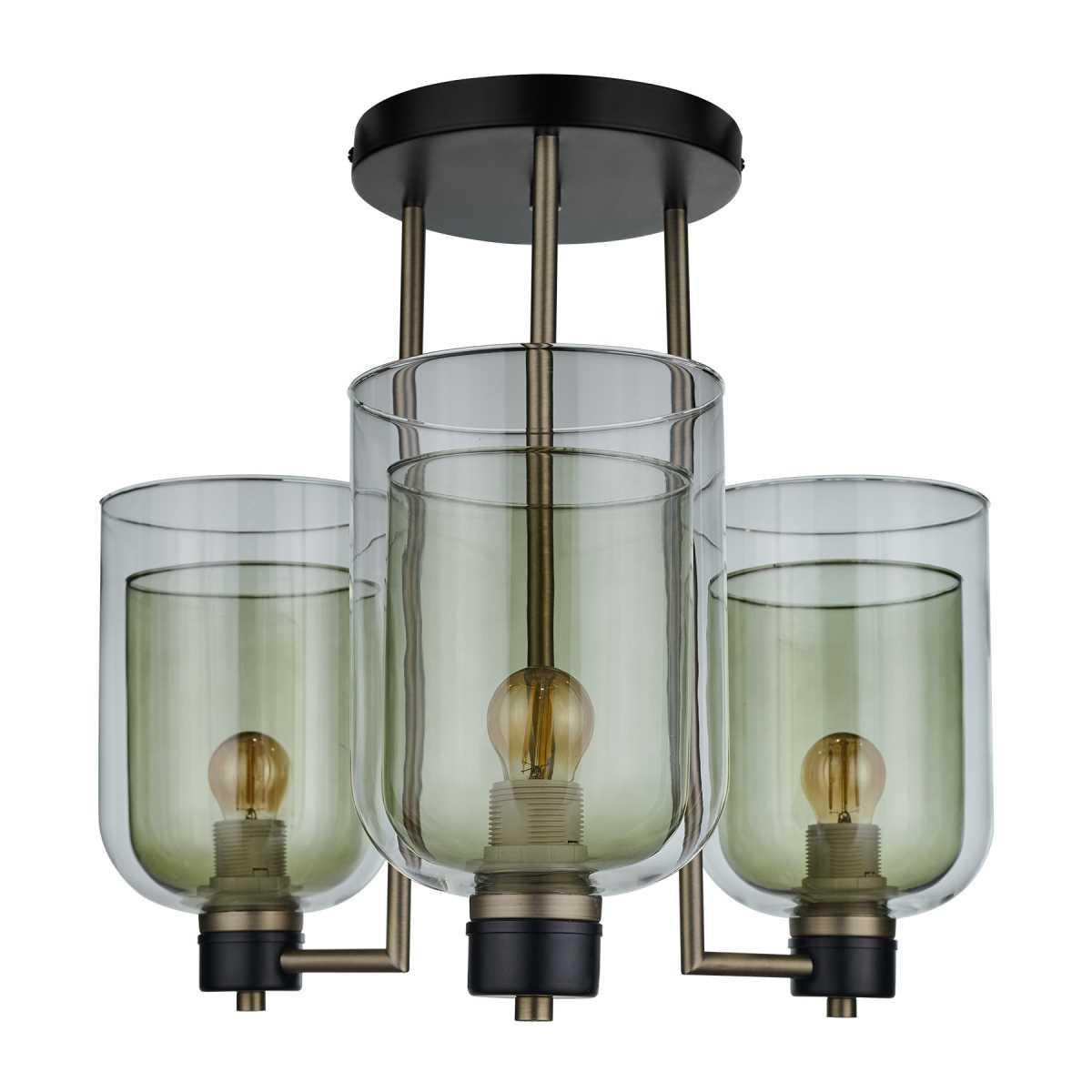 Потолочная люстра 33 ИДЕИ CHN900.03.AMB17.ABL-M05TG