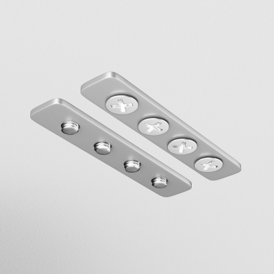 TRA034C-SC-42S Комплект соединителей прямых для шинопровода натяжного потолка Exility Gravity, 2шт