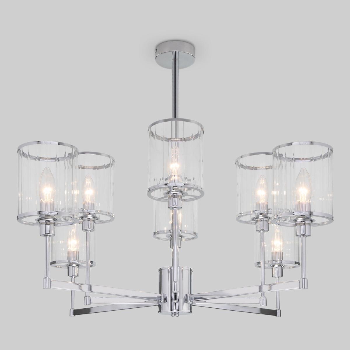 Потолочная люстра Eurosvet 60144/8 хром