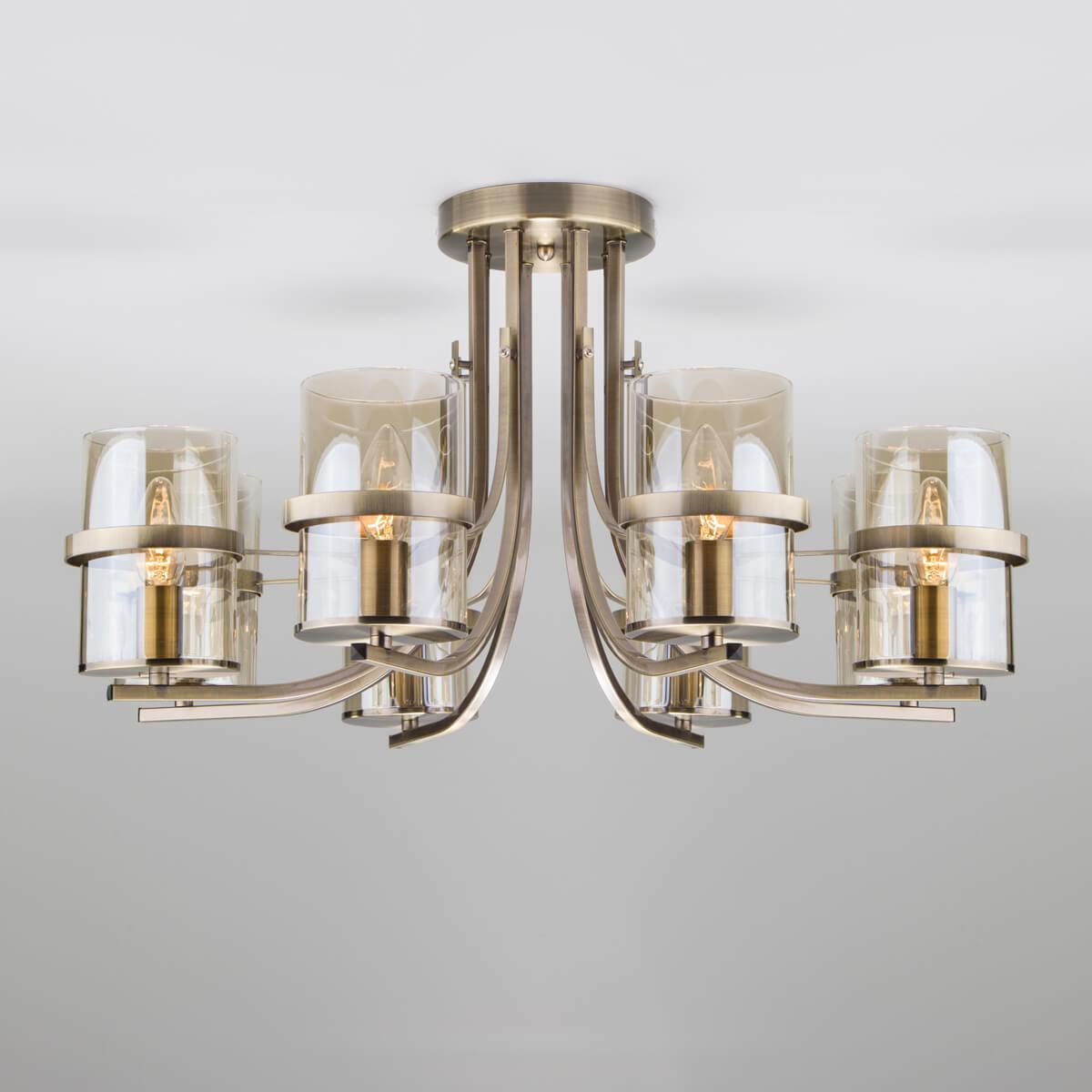 Потолочная люстра Eurosvet 60085/8 античная бронза