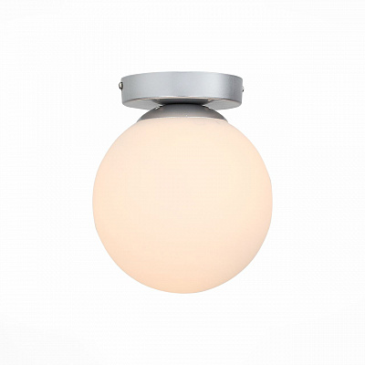 SL717.501.01 Светильник настенно-потолочный ST-Luce Серебристый/Белый E27 1*40W