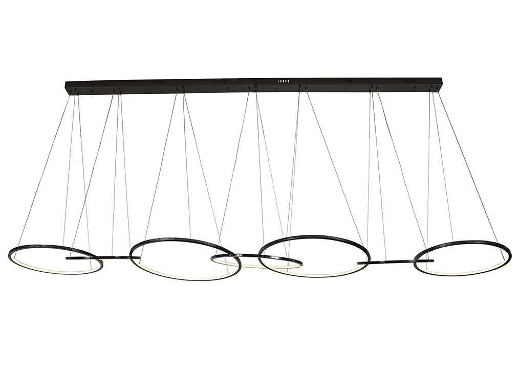 Подвесной светодиодный светильник Newport Loren 15207/S black glossy М0068990