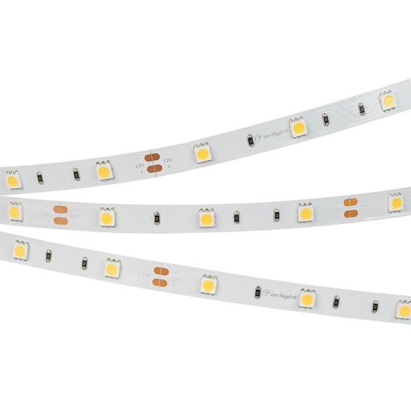 Светодиодная лента Arlight 7,2W/m 30LED/m 5060SMD теплый белый 5M 018102(2)
