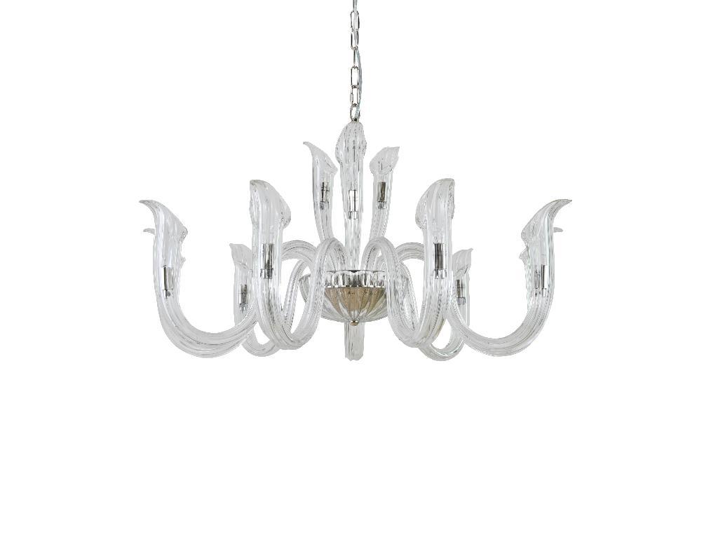 Люстра NEWPORT 3653+9/С nickel