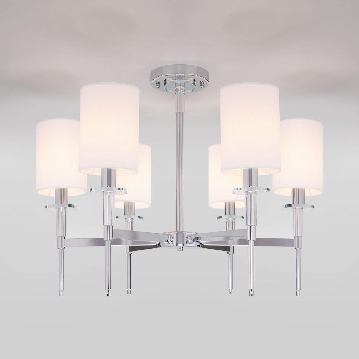 Подвесная люстра Eurosvet Brielle 60132/6 хром