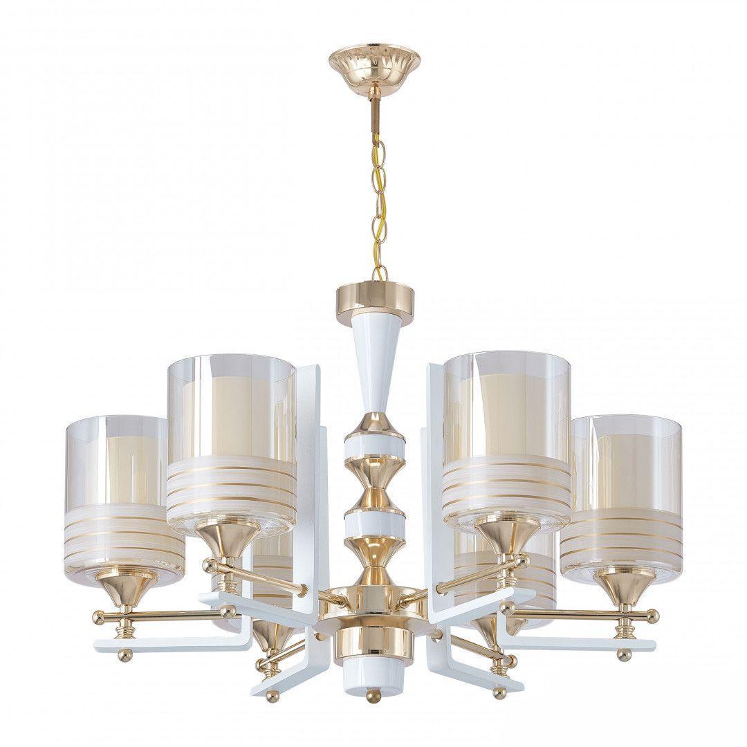 Подвесная люстра Arte Milano Florentia-6087 306087/6 Wh/Gd