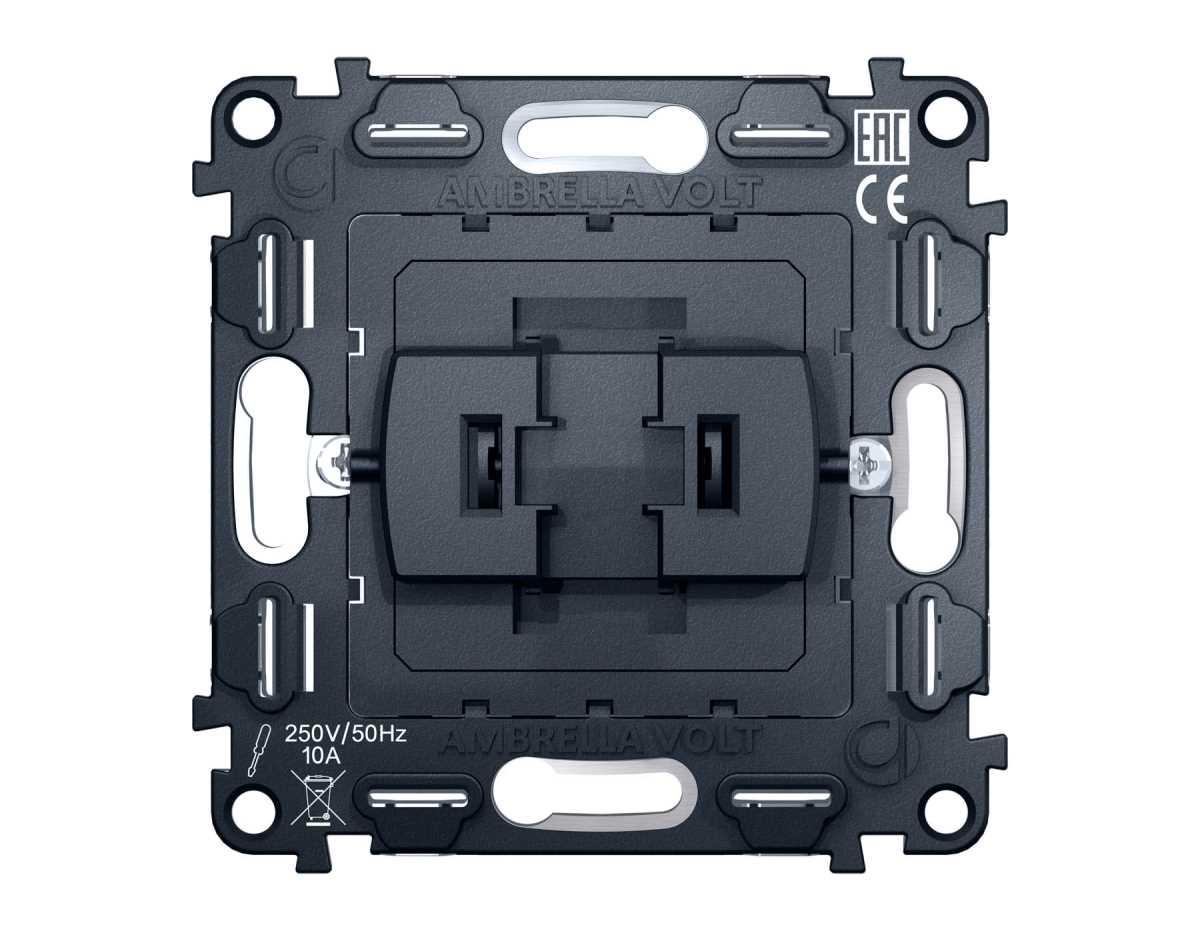 Выключатель одноклавишный AMBRELLA VOLT VM112