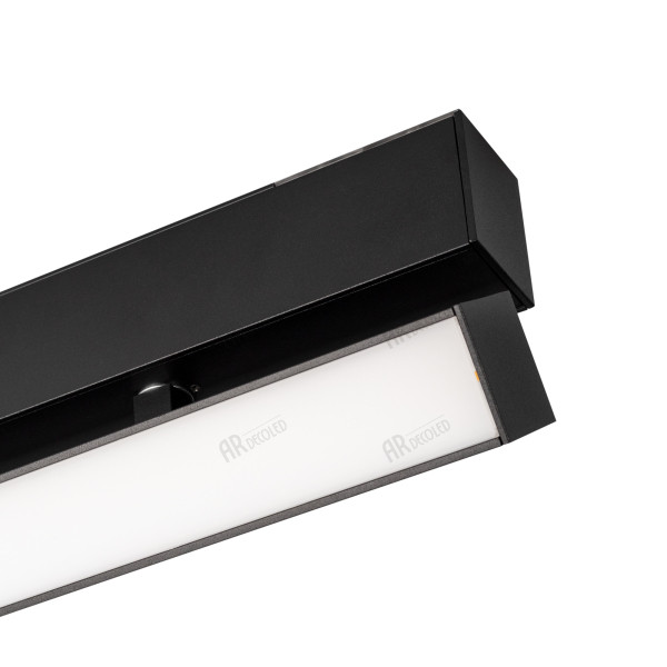 Трековый светодиодный светильник для магнитного шинопровода Arlight Mag-Flat-Fold-45-S1005-30W Warm3000 027003
