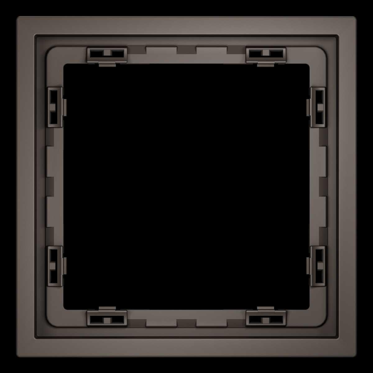 Рамка пластиковая S70 на 1 пост, (капучино) Voltum VLS100114