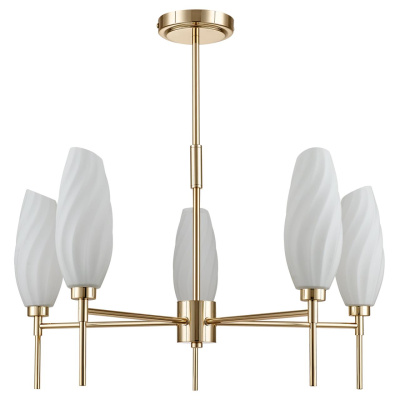 6518/5C MODERNI LN23 золотой Люстра потолочная G9 5*40W 220V SHIVON