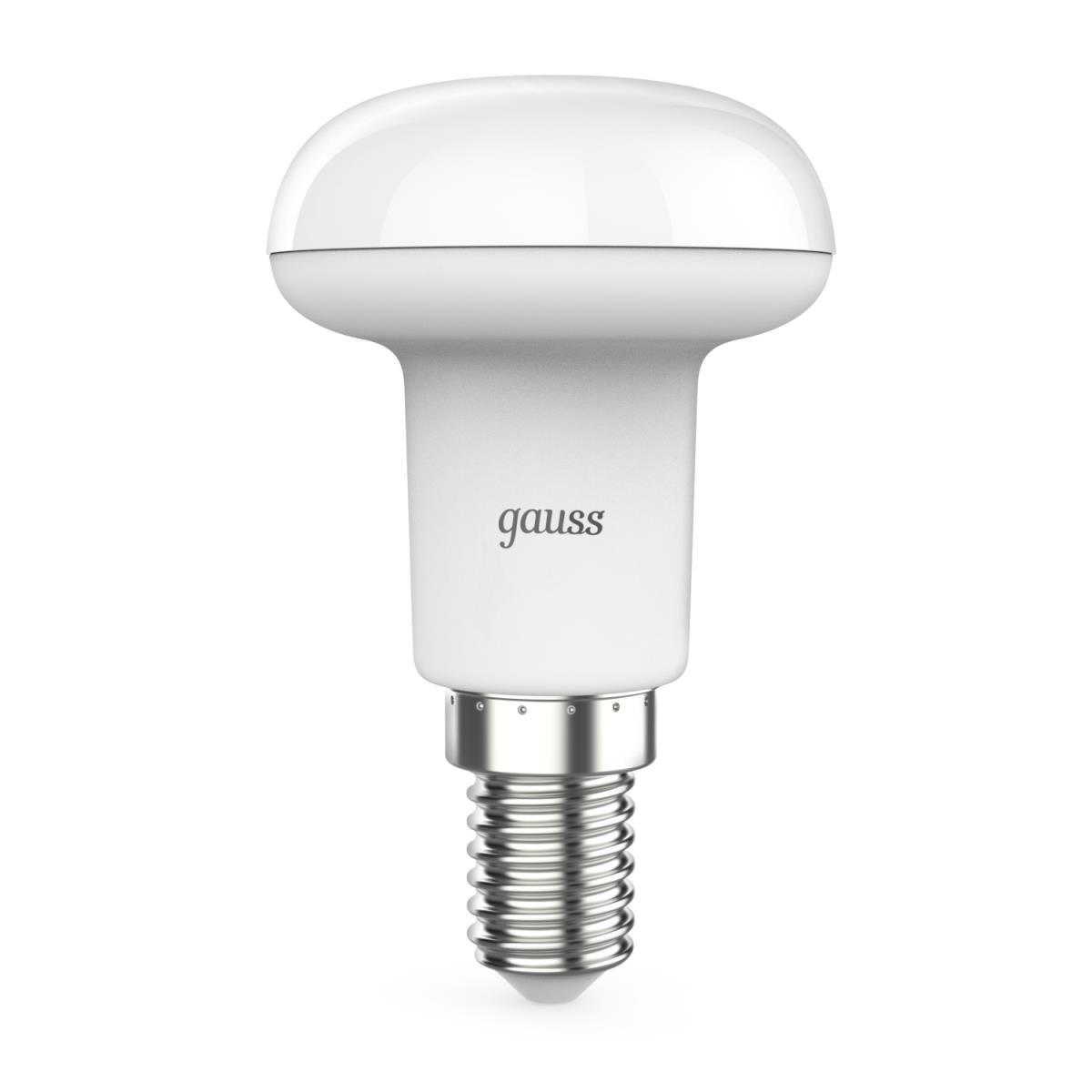 Лампа светодиодная рефлекторная Gauss E14 4W 4100K матовая 106001204