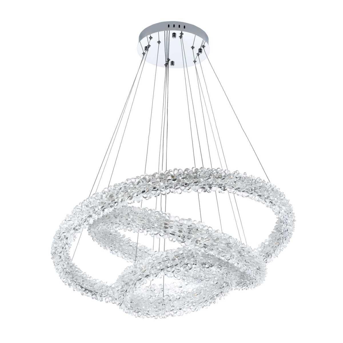 Подвесная светодиодная люстра Modelux Modestyle MS.5002.800.600.400 CR