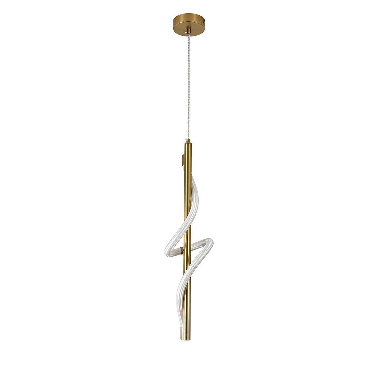 Подвесной светодиодный светильник Indigo Intreccio 14025/1P Brass V000144L