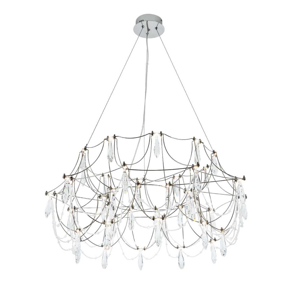 Подвесная светодиодная люстра Modelux Premium ML.5603.800P СН