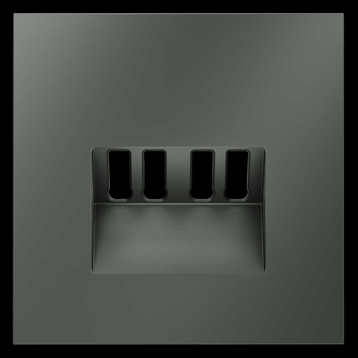 Накладка для розетки акустической 4-местной , S70 (титан) Voltum VLS001506