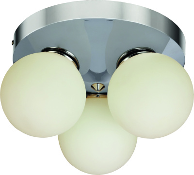 A4445PL-3CC СВЕТИЛЬНИК ПОТОЛОЧНЫЙ  Хром / H16xW25xL25 / 3x33W,3xG9 / 3x330lm 2700K CRI≥70