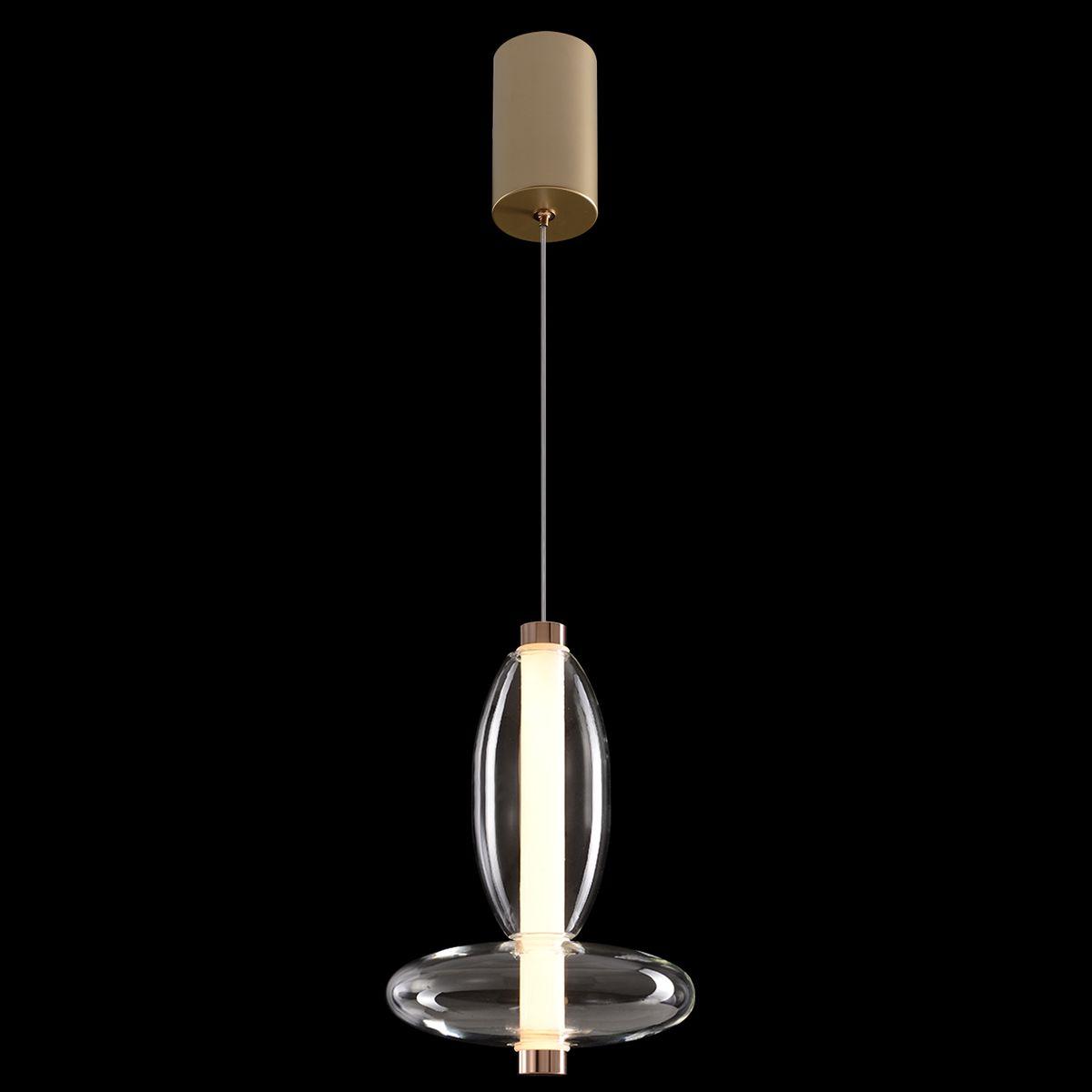 Подвесной светодиодный светильник Crystal Lux Quasar SP7W Led Transparent