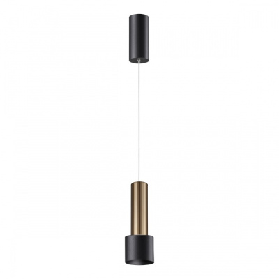 358982 OVER NT22 бронза светлая/черный Светильник светодиодный накладной, провод 2м IP20 LED 4000K 1