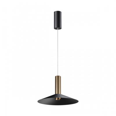 358985 OVER NT22 бронза светлая/черный Светильник светодиодный накладной, провод 2м IP20 LED 4000K 1