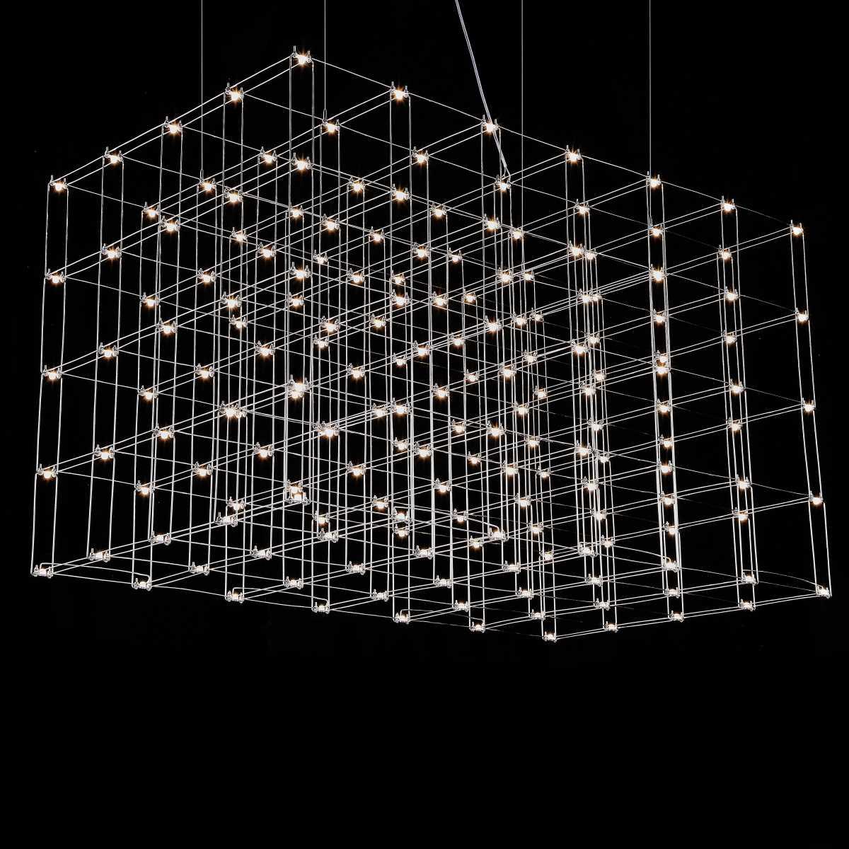 Подвесная люстра Imperium Loft Quasar Cosmos Square Led Pendant Light 80/80/140 252289-22