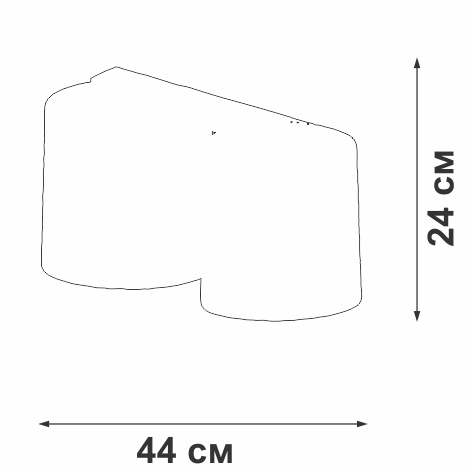 Потолочная люстра Vitaluce V2882-1/2PL