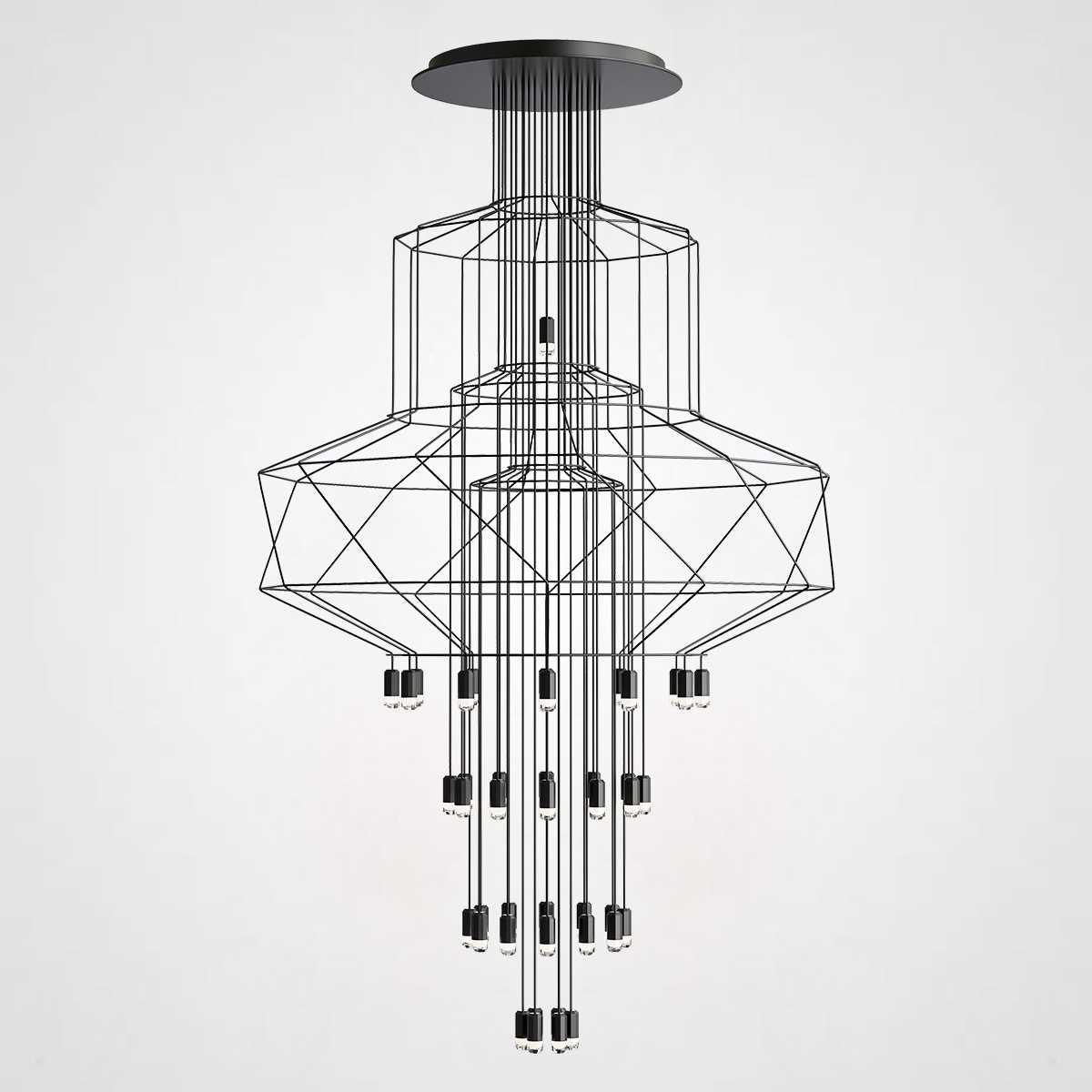 Подвесная люстра Imperium Loft Vibia Wireflow 75394-22