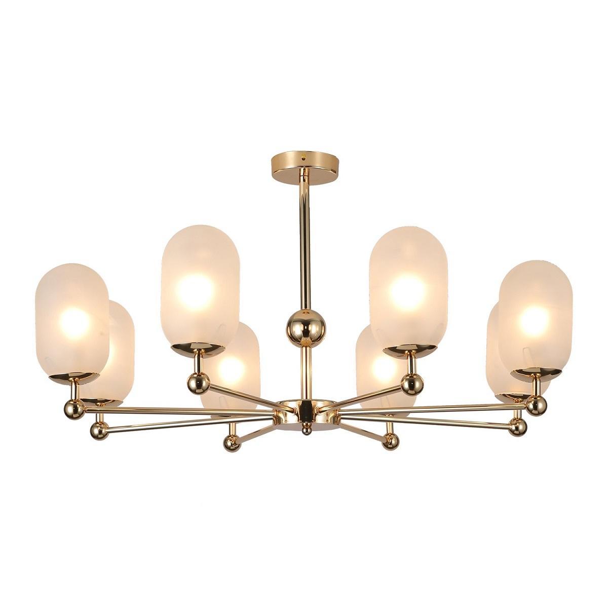 Потолочная люстра Gerhort G31008/8GD WT