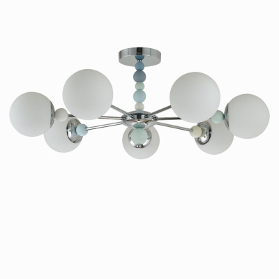 6525/7C MODERNI LN23 хром Люстра потолочная E14 7*40W 220V SUNDAY