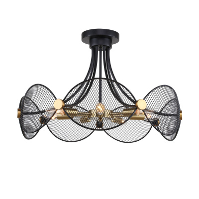 4084-7P, потолочная люстра, D640xH400, 7xE14x40W, excluded