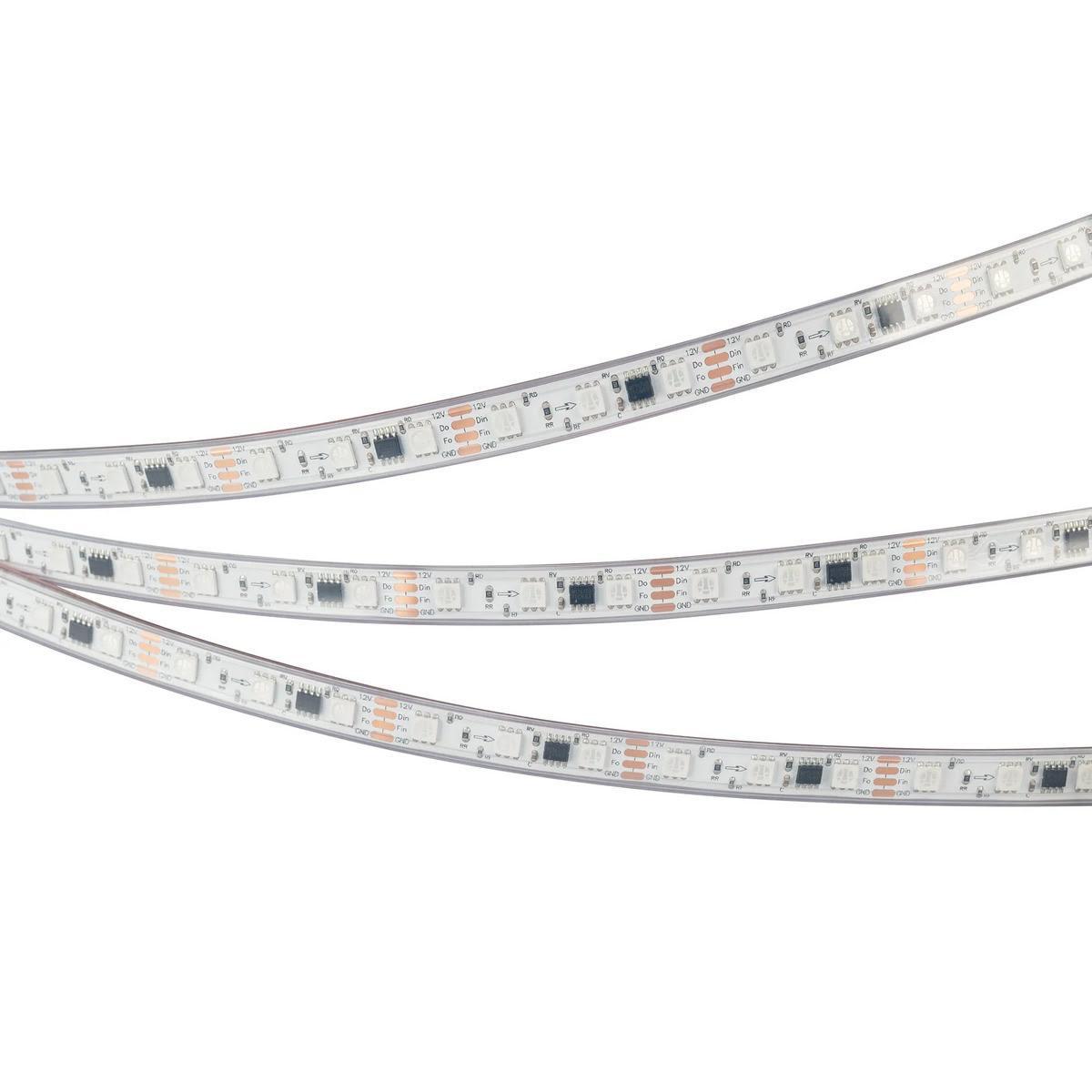 Светодиодная лента Arlight 12W/m 60LED/m 5060SMD разноцветный 5М SPI-PS-B60-12mm 12V 039599