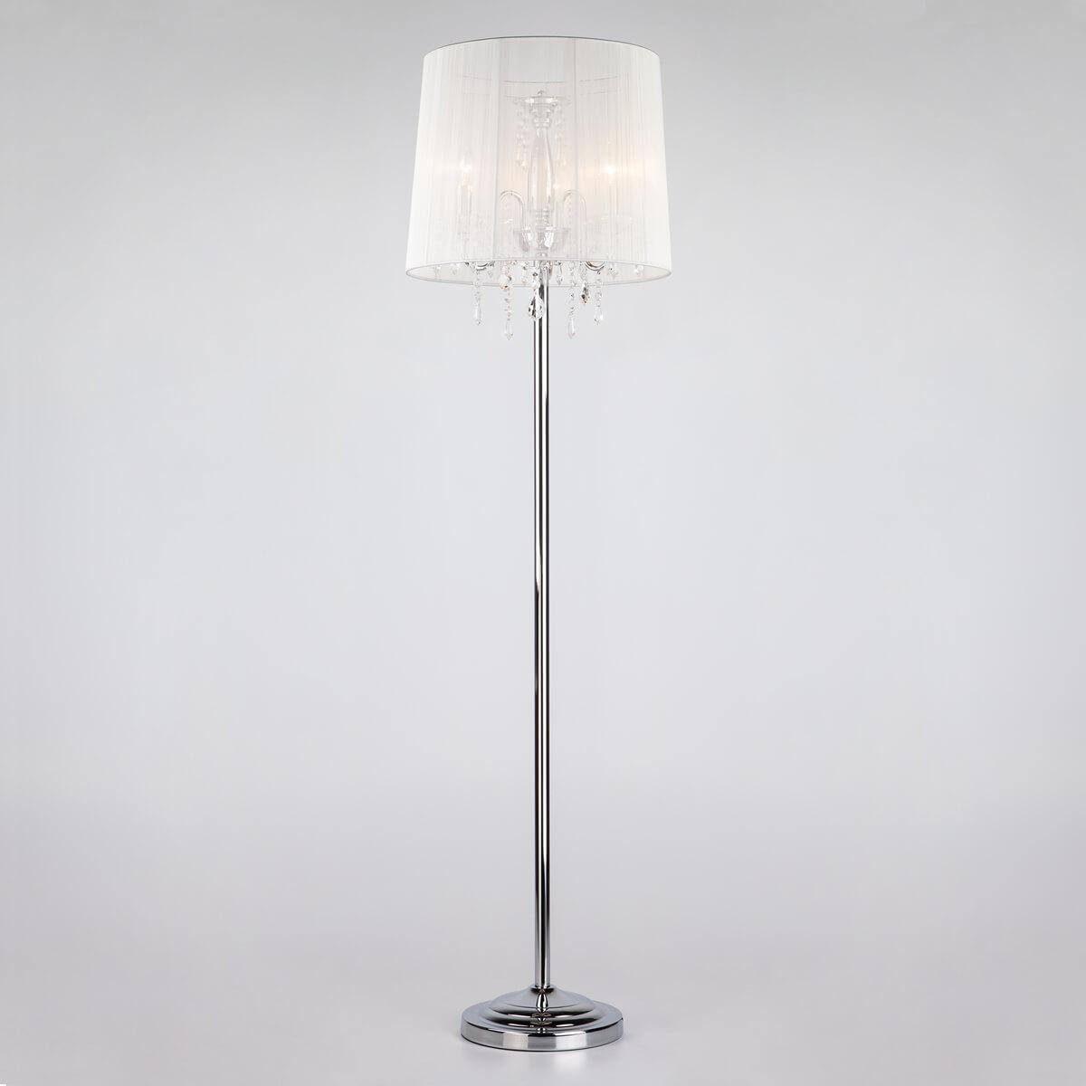 Торшер Eurosvet 2045/3F хром/белый