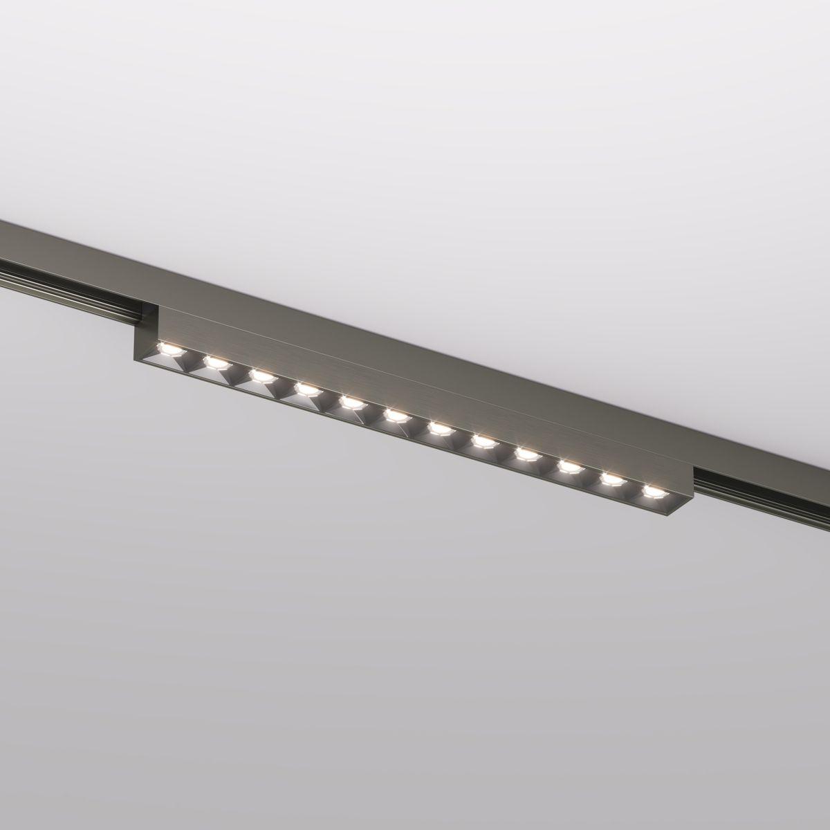 Трековый светодиодный светильник Denkirs Shine Grill DK5771-DN