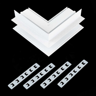 ST007.559.12 Внешний угол-соединитель для встраиваемого магнитного шинопровода под ГКЛ 12мм ST-Luce