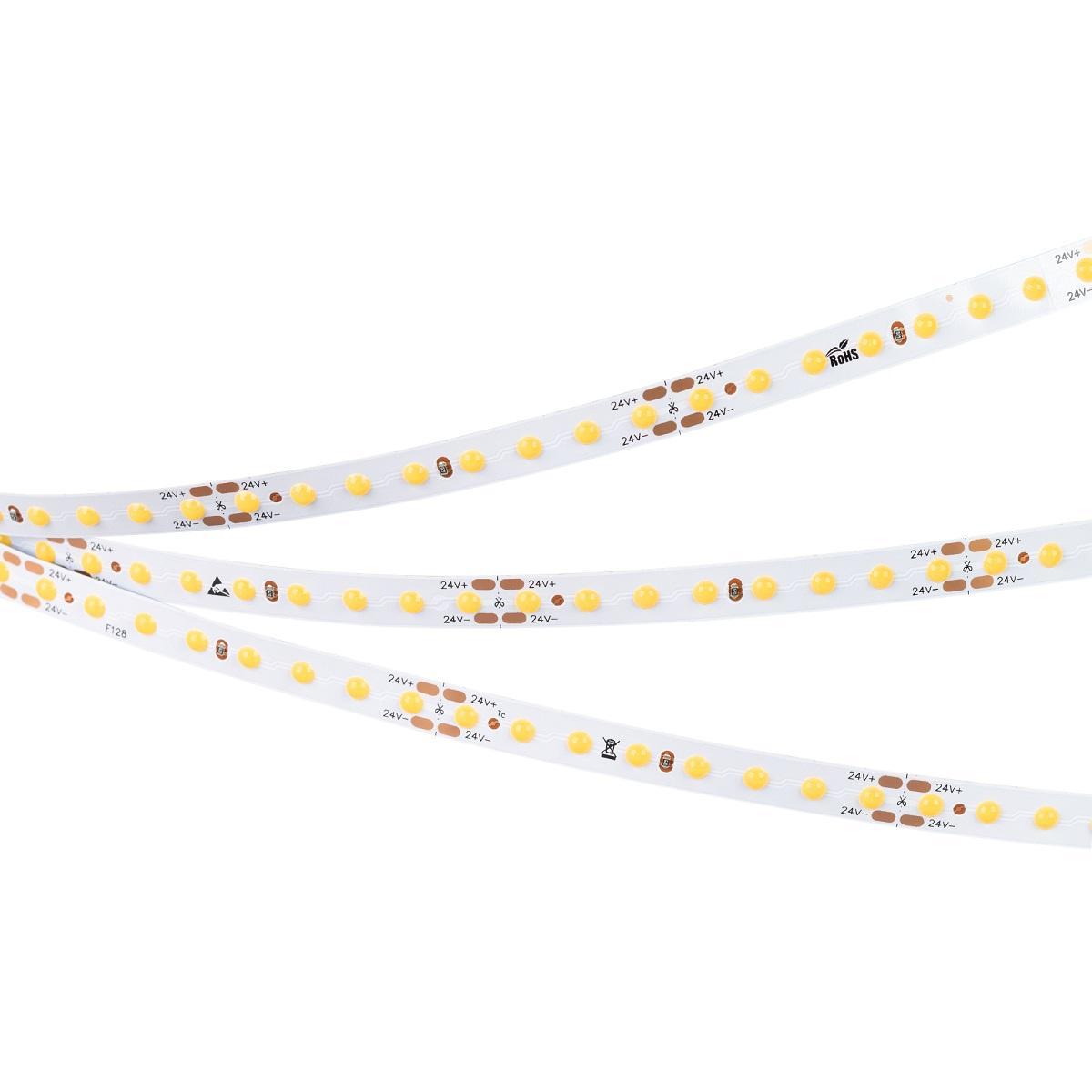 Светодиодная лента Arlight 11W/m 128Led/m DOT холодный белый 5M DOT-X128-8mm 24V White6000 040186