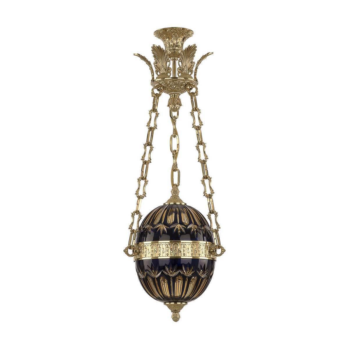 Подвесной светильник Bohemia Ivele 71000P/20 G Amber-Blue/H-1I Y8