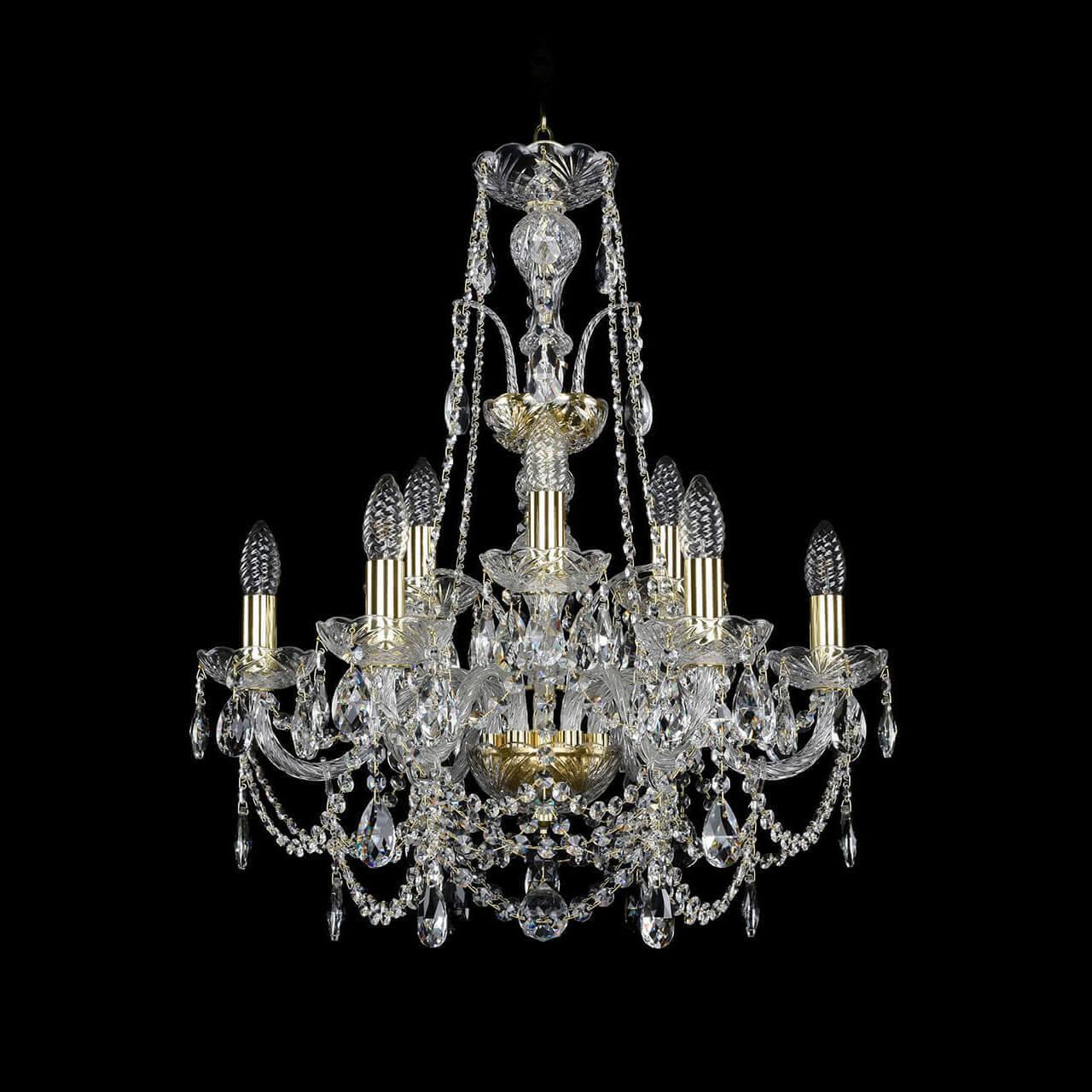 Подвесная люстра Bohemia Ivele 1411/6+3/195/XL-65 G