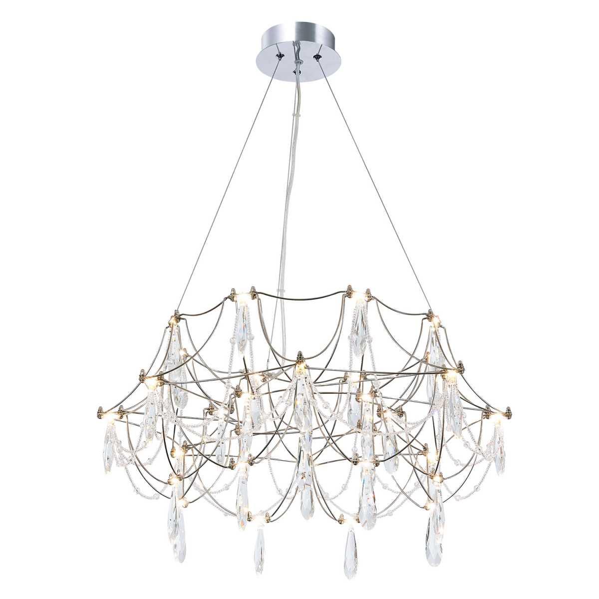 Подвесная светодиодная люстра Modelux Premium ML.5603.600P СН