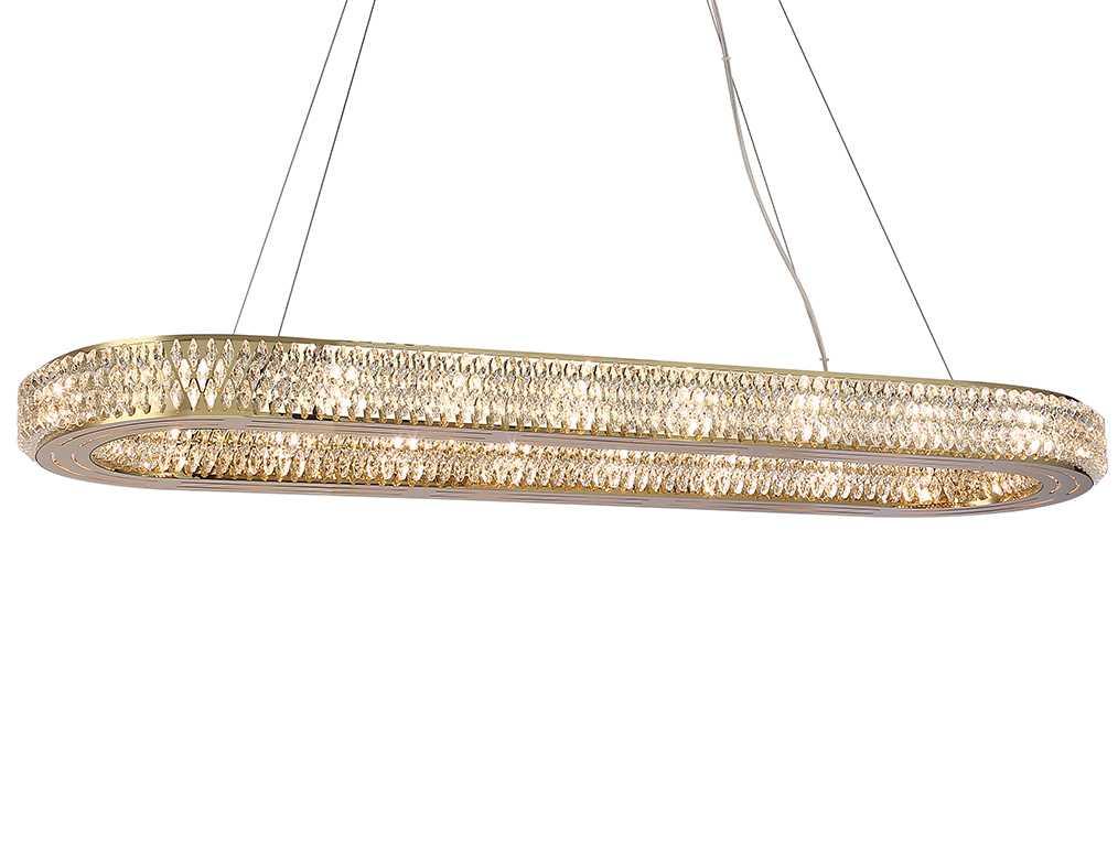 Подвесная люстра Newport 8560/100 C oval gold polished М0070796