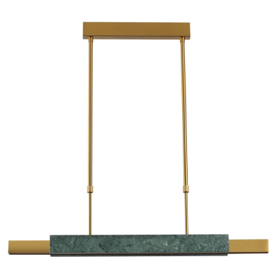 4360/25L MIDCENT ODL24 изумрудный мрамор/антич.бронза/металл/акрил Подвесной светильник IP20 LED 25W