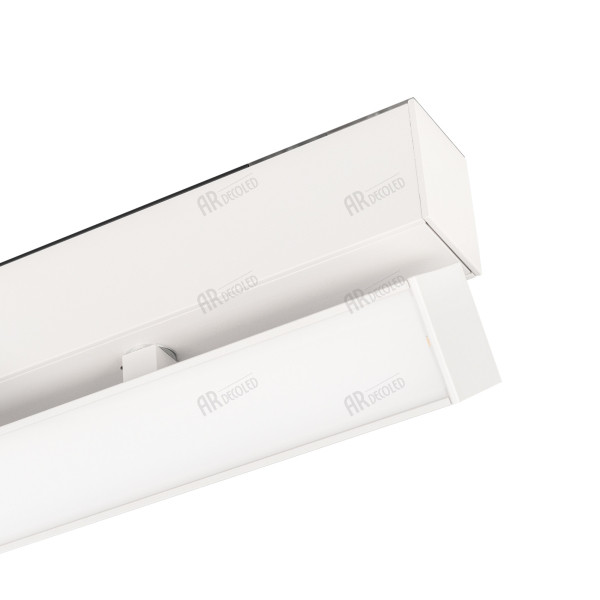 Трековый светодиодный светильник для магнитного шинопровода Arlight Mag-Flat-Fold-45-S1005-30W Warm3000 027001