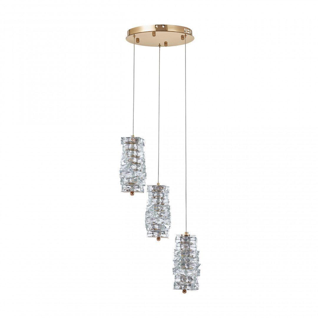 Подвесная светодиодная люстра Arte Milano Venezia 319011/D300/3 GD